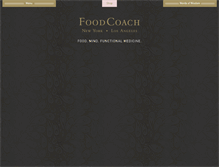 Tablet Screenshot of foodcoachnyc.com